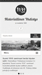 Mobile Screenshot of historiallinenyhdistys.fi