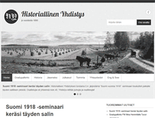 Tablet Screenshot of historiallinenyhdistys.fi